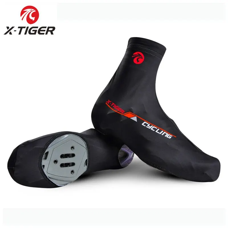 X-TIGER Cycling Shoe Cover Winter Thermal Fleece MTB Bicycle Overshoes Women Men Road Racing Bike Shoes Cover