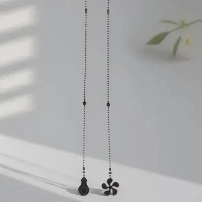 

2pcs Beaded Ball Extension Ceiling Fan Pendant Zinc Alloy Hanging Bead Pull Pendant Ball For Chandelier Pull Extension