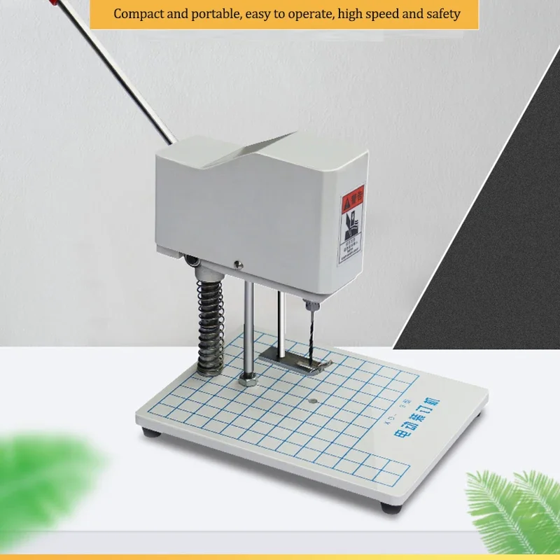 Upgrade Electric Book Drilling And Punching MachineVoucher File Office Binding Machine Single Hole Punching Stapler