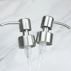 1pc 304 Stainless Steel Hand Liquid Soap Pump Head Dispenser Nozzle for Bathroom Kitchen Foam Soap Shampoo Dispenser Accessories