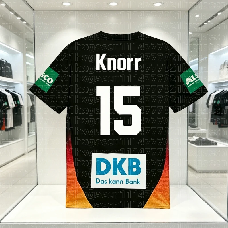 26 Neue Golla # 4 Jersey-T-Shirts für Erwachsene, schnell trocknendes Handball-Trikot, Knorr 15 Match Jersey, spezielles Sport-T-Shirt, Familien-Kinder-T-Shirts