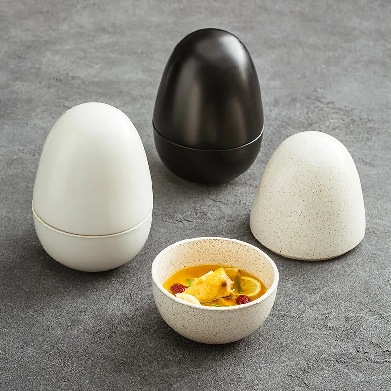 white-ceramic-bowl-dessert-bowl-thick-soup-bowl-yogurt-bowls-steamed-egg-bowls-egg-shaped-bowls-molecular-cuisine-tableware