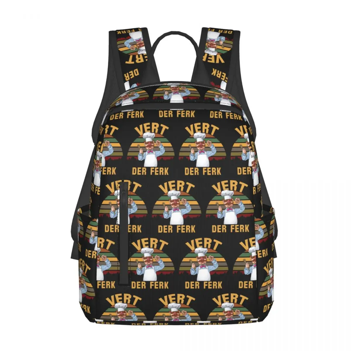 

Vert Der Ferk Backpack Large Capacity Children BookBag School Bag Shoulder Bags for Men Women