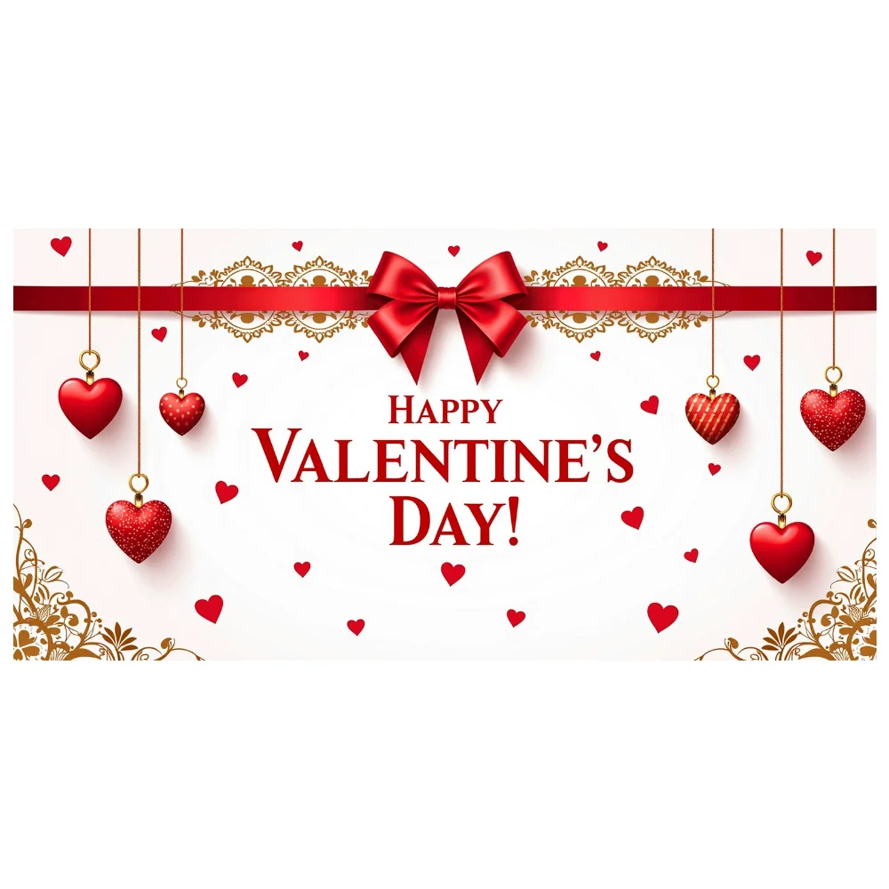 Valentijnsdag Decoratie Achtergrond Banner Romantische Feestartikelen Achtergrond Vakantie Vieringen Liefde Fotografie Props Decors