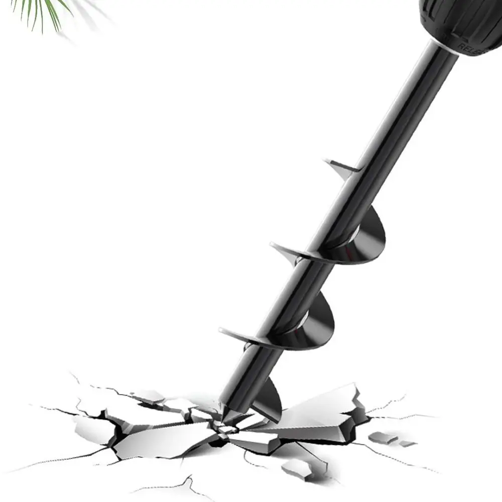 

Сверло для рыхления почвы с шестигранным хвостовиком, стальное сверло высокой твердости для копания почвы, инструмент для копания отверстий для посадки, износостойкий