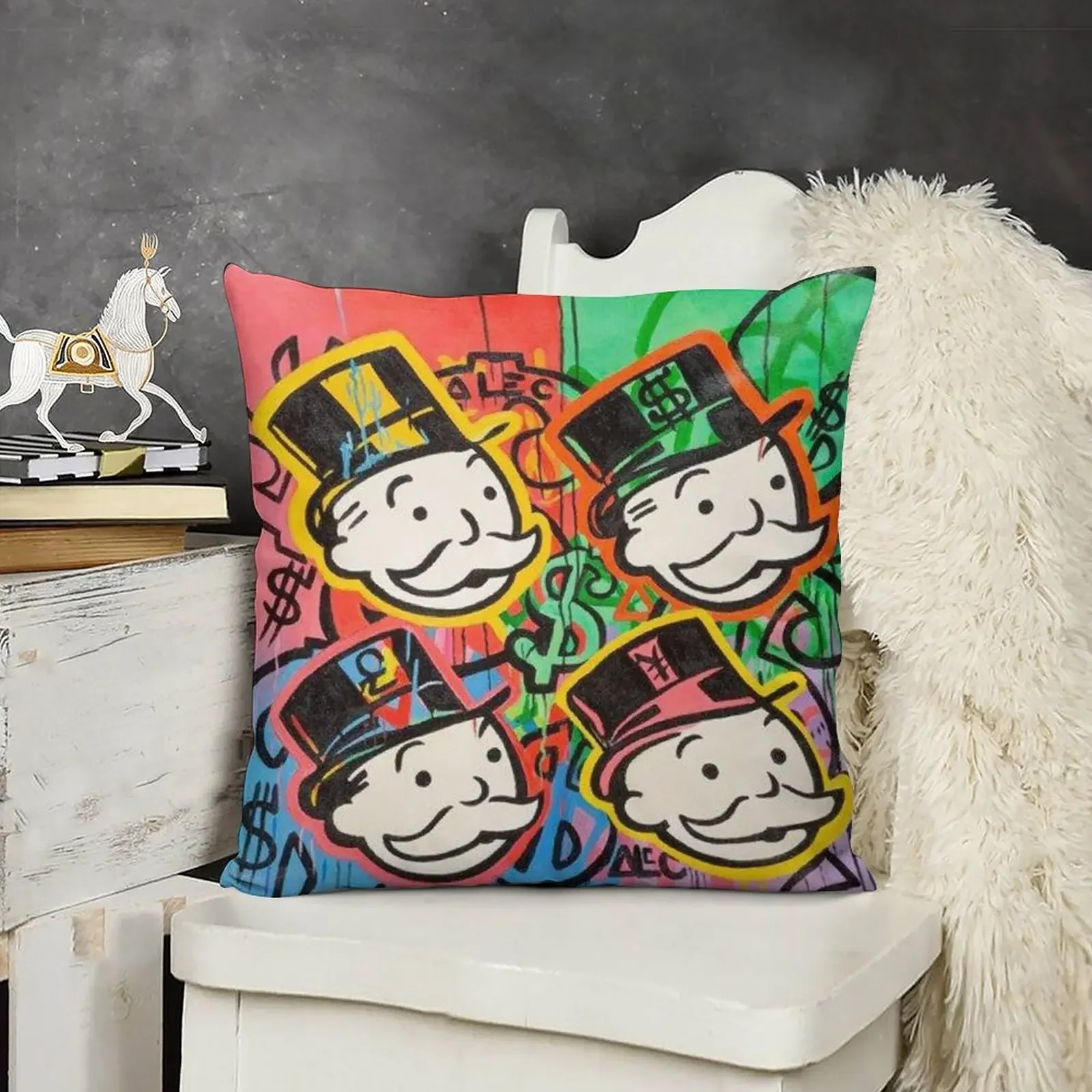 

Mr Money Alec Throw Pillow ornamental pillows for living room Luxury Pillow Cover pillow