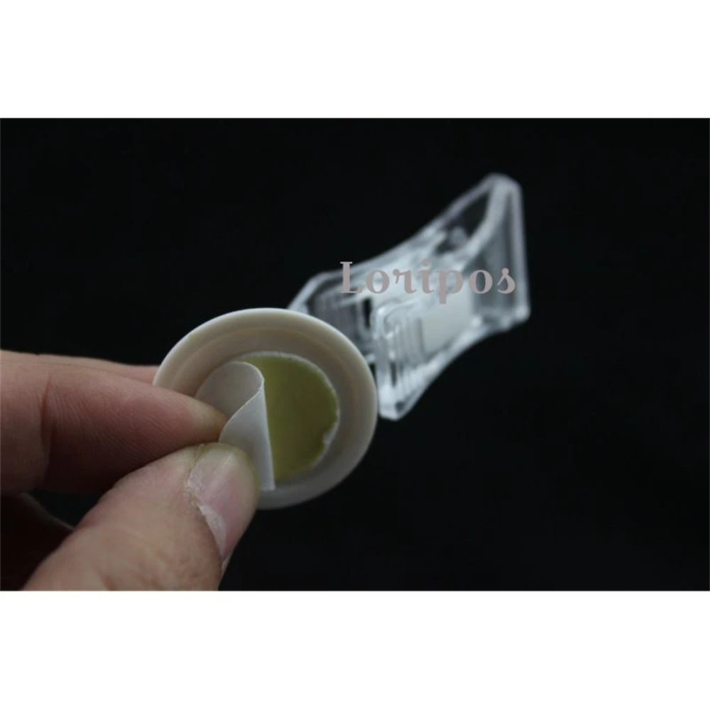 Sticky Sign Clip Plastic Pop Clip Label Holder Snap Name Card Display Retailing Merchandise Promotion Price Tag Clip Card Clamp