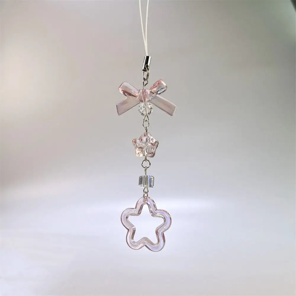 Kawaii Sweet Girl Y2K Phone Pendant Phonestraps Phone Charms Phone Lanyard Butterfly Handmade Phone Chain Girl Woman