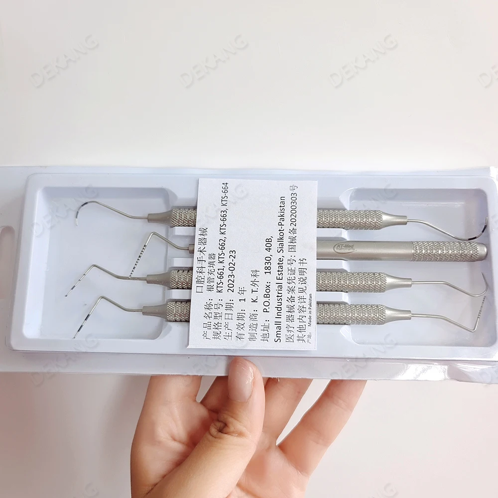 Stainless Steel Vertical Pressor Single-Head Filling Device Double-Head Root Canal Probe