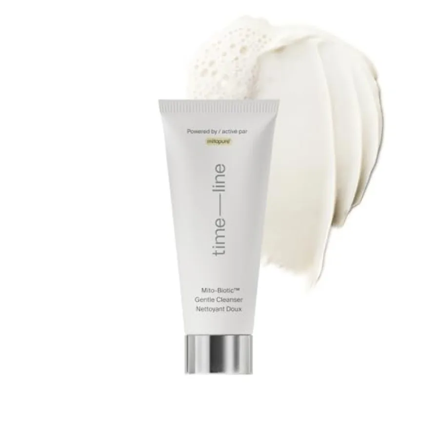 

Mitopure™ Travel Size Gentle Cleanser - Non-Drying and Calming With Ceramides To Remove Makeup and Strengthen Skin Barrier For