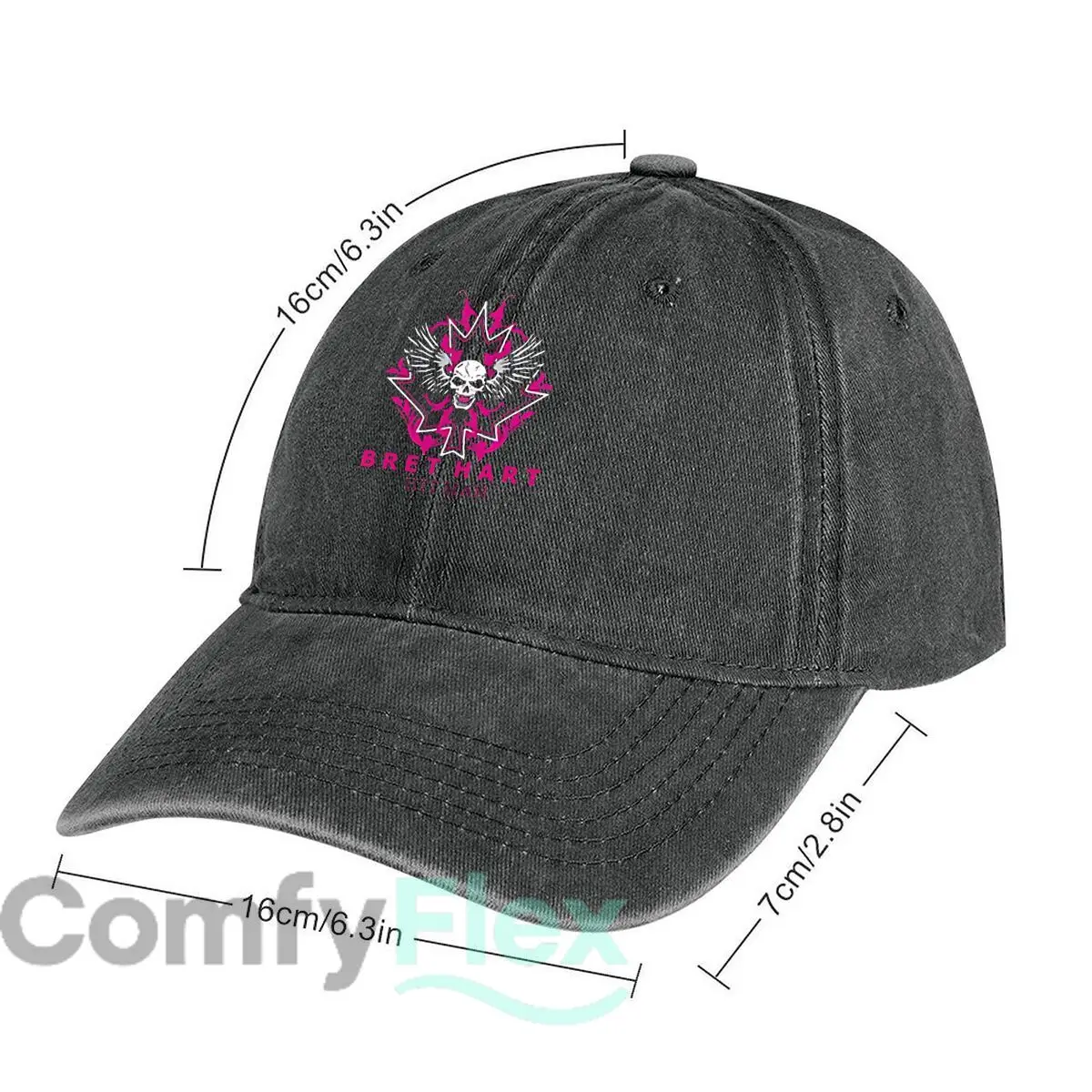 Czapka baseballowa Bret Hart Hit Man Washed