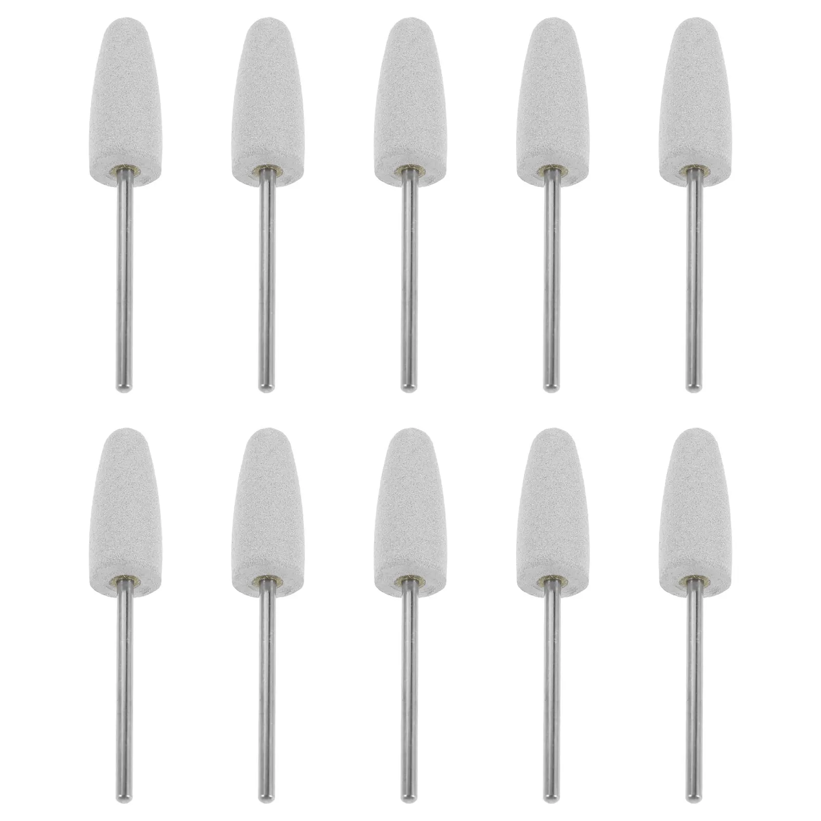 Zestaw do polerowania paznokci 10 szt. Frezy do szlifowania i polerowania, końcówki do usuwania skórek do szlifierki do paznokci, wygładzanie