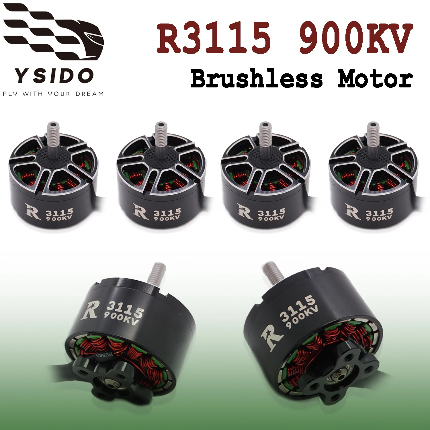 

YSIDO R3115 900KV Brushless Motor 3-6S LiPo for Mark4 V2 10inch Frame Kit RC FPV Long Range Racing Drone Multirotor DIY Parts
