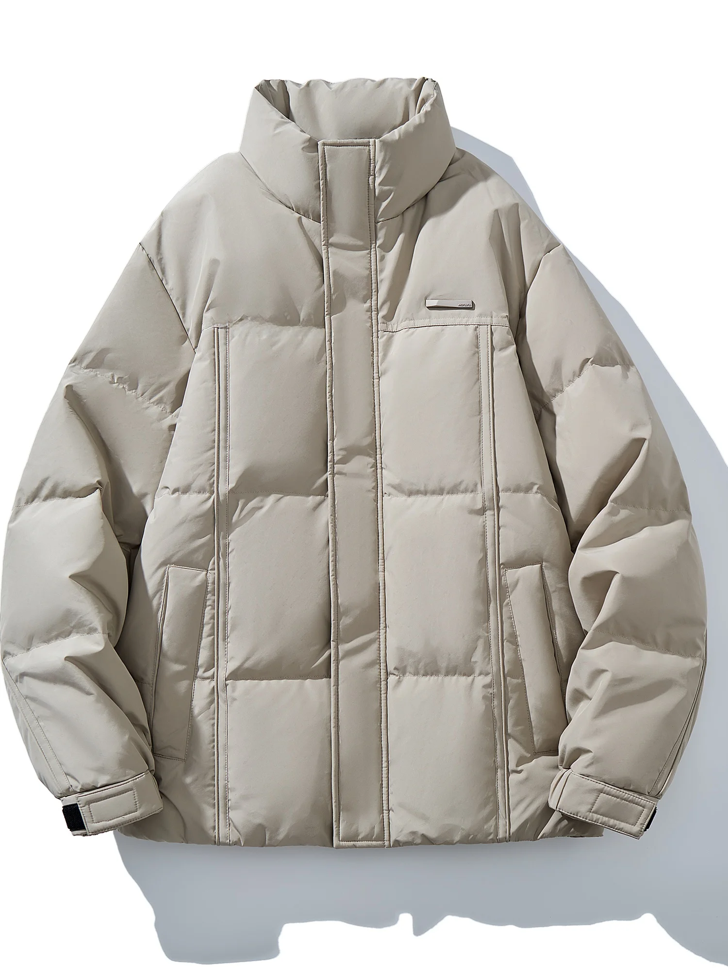 

Мужская зимняя утепленная куртка-пуховик в американском ретро-стиле с воротником-стойкой, универсальная, на 90% утином пуху