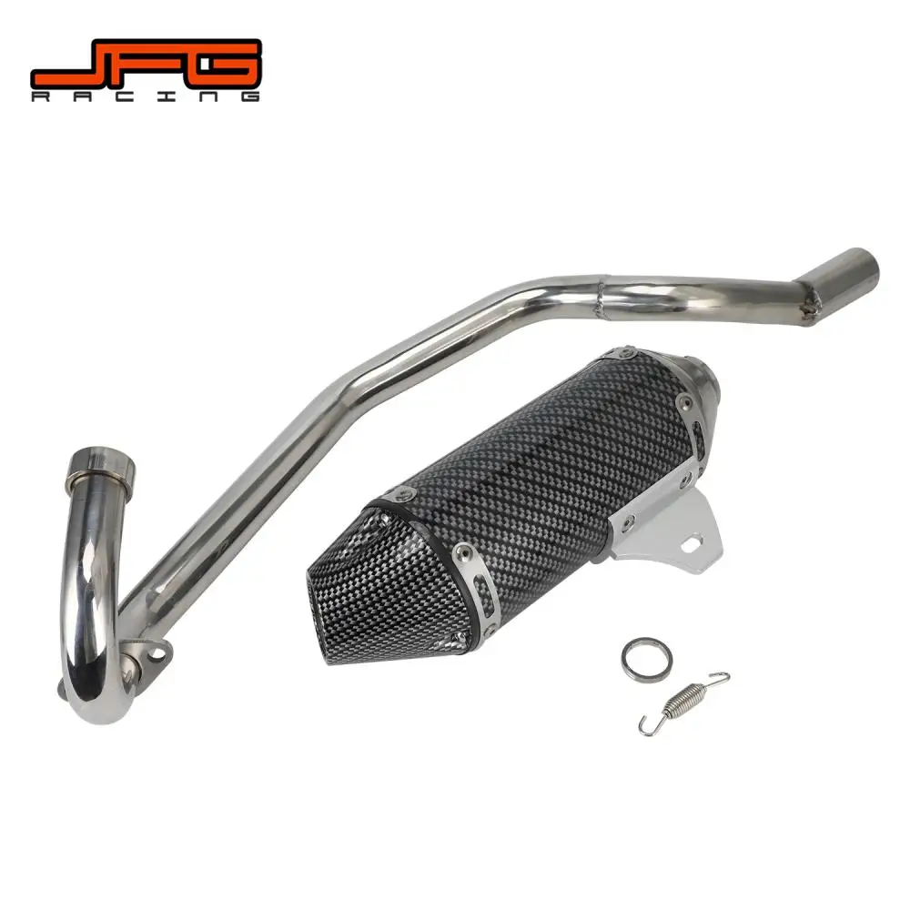 Motorcycle Accessories Exhaust Pipe Escape-Pipe Full System For Kawasaki KLX110 KLX 110 KLX110L KLX 110L 2012-2023 2024 Aluminum