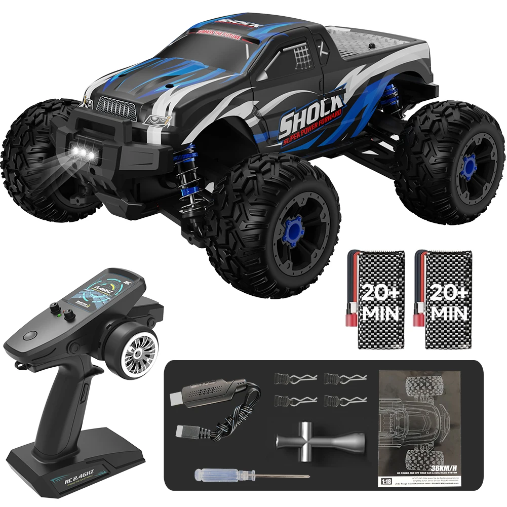 

1/16 Бесщеточный быстрый радиоуправляемый автомобиль для взрослых, подростков, 4WD Max, 55 кмч, высокоскоростной автомобиль с дистанционным управлением, вездеход, внедорожный грузовик, водонепроницаемый