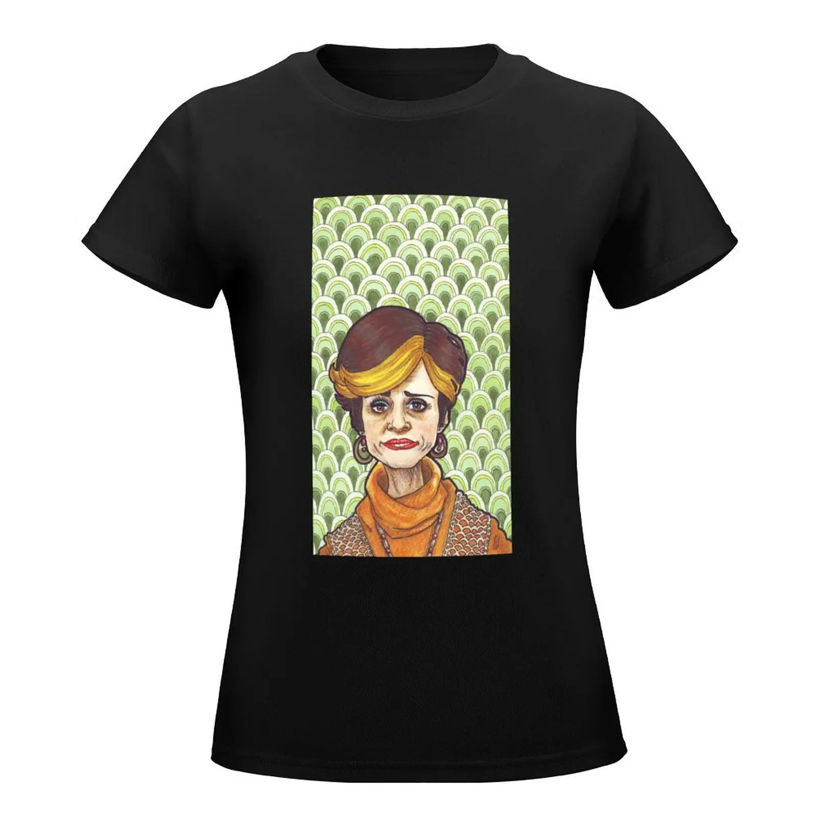 Jerri Blank Portrait T-Shirt animal print shirt for girls summer top graphics vintage clothes t-shirts for Women cotton
