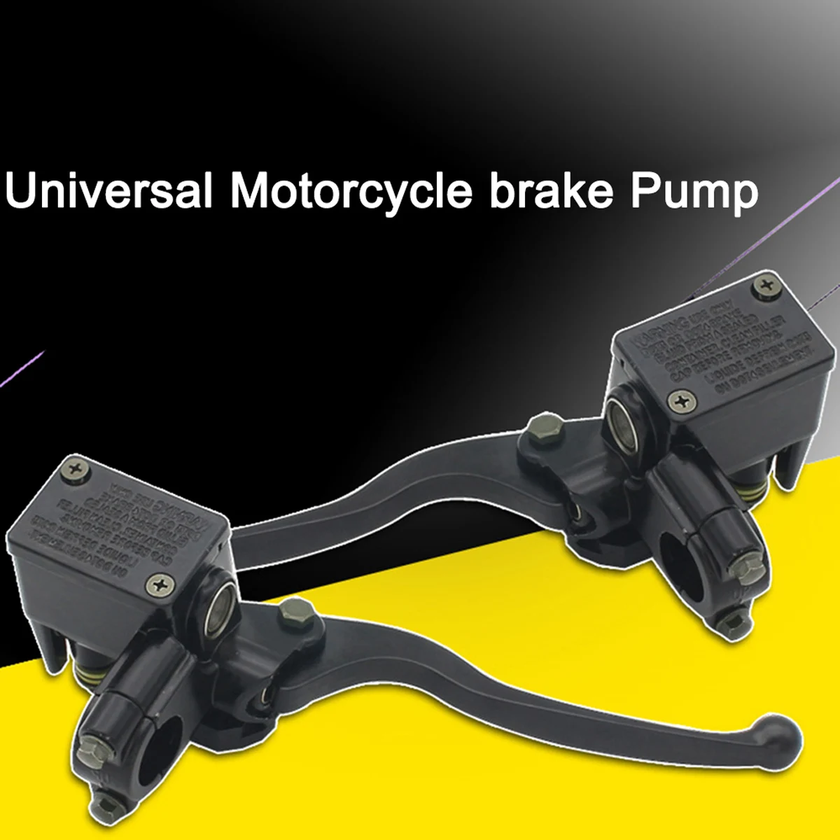Hamulce hydrauliczne Uniwersalna pompa hamulcowa do motocykla Buggy Skuter Cylinder Pompa Uchwyt Akcesoria Lewa Prawa Dźwignia Sprzęgła