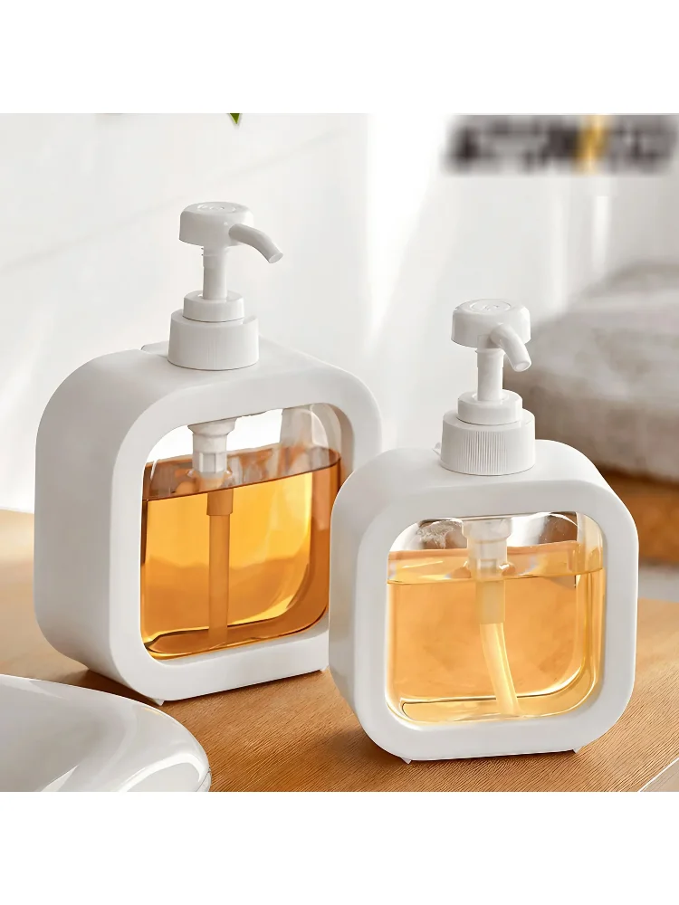 Large Capacity Refillable Bottle for Shampoo Hand Sanitizer Body Wash Cleansing Liquid Lotion Portable Pump Dispenser