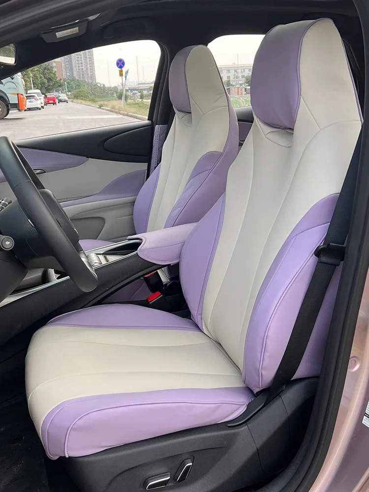 

Для BYD Dolphin 2021 2022 2023, кожаные чехлы на автомобильные сиденья, подушка с полным объемным защитным чехлом, аксессуары для салона автомобиля