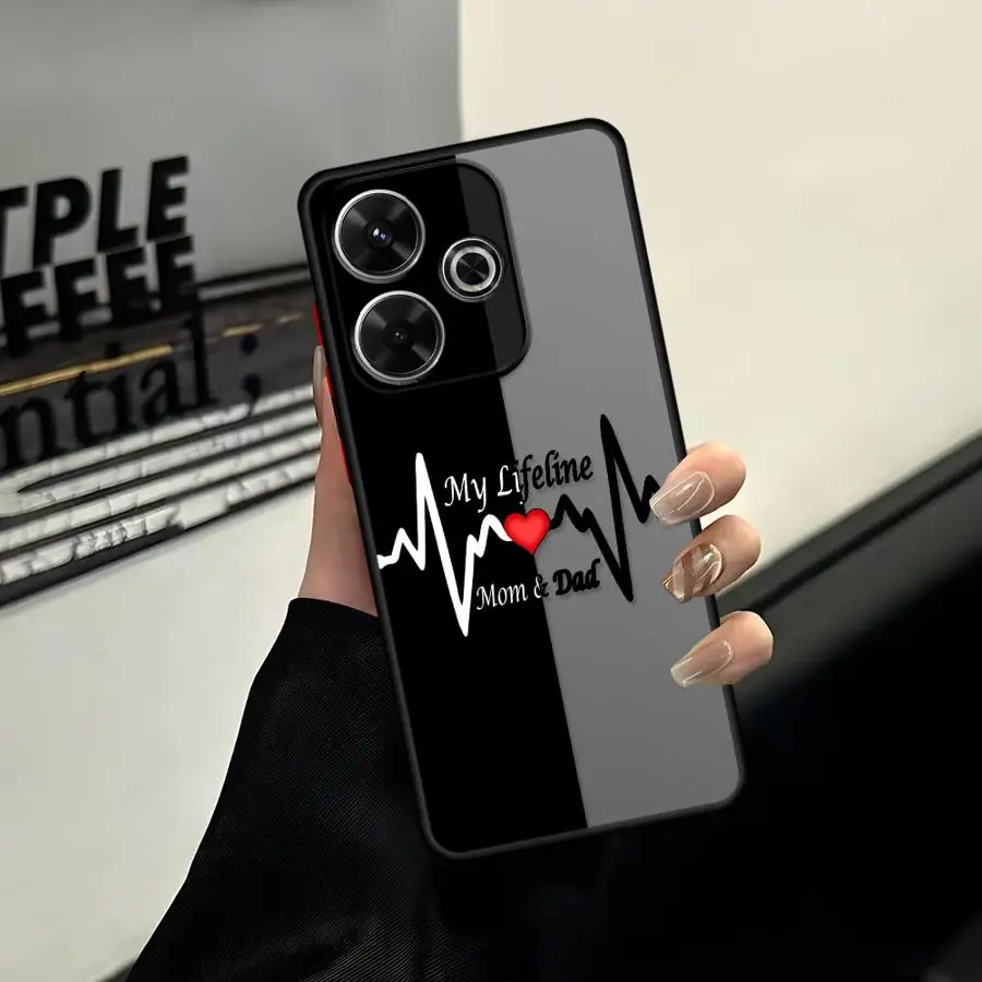 Funda Phone Cover Case for Xiaomi Redmi Note 15 13C 11 14C 12 A4 13 14 Pro Plus 10 9S Mom And Dad Lover view 5