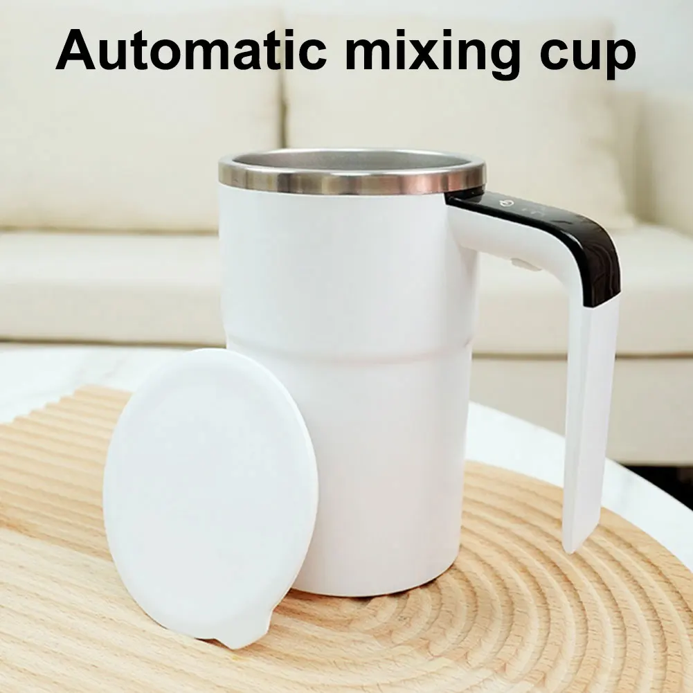 380ML Self Stirring Mug Rechargeable Auto Magnetic Coffee Mug Electric Mixing Mug for Chocolate Milk Tea Office Home Kitchen