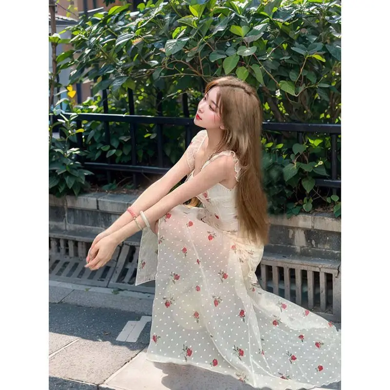 تنورة Gentle Ele الخصر غير المتكافئة للنساء للصيف الحلو الحب الأول مقاس صغير للشاطئ