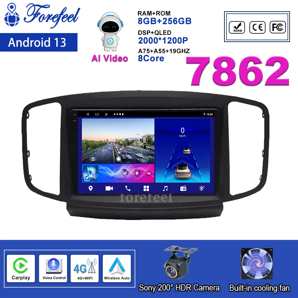 

Android 13 For Foton Tunland E7 Savanna 2019 - 2021 Multimedia Navigation GPS Video Autoradio Player Car Stereo Carplay Monitor