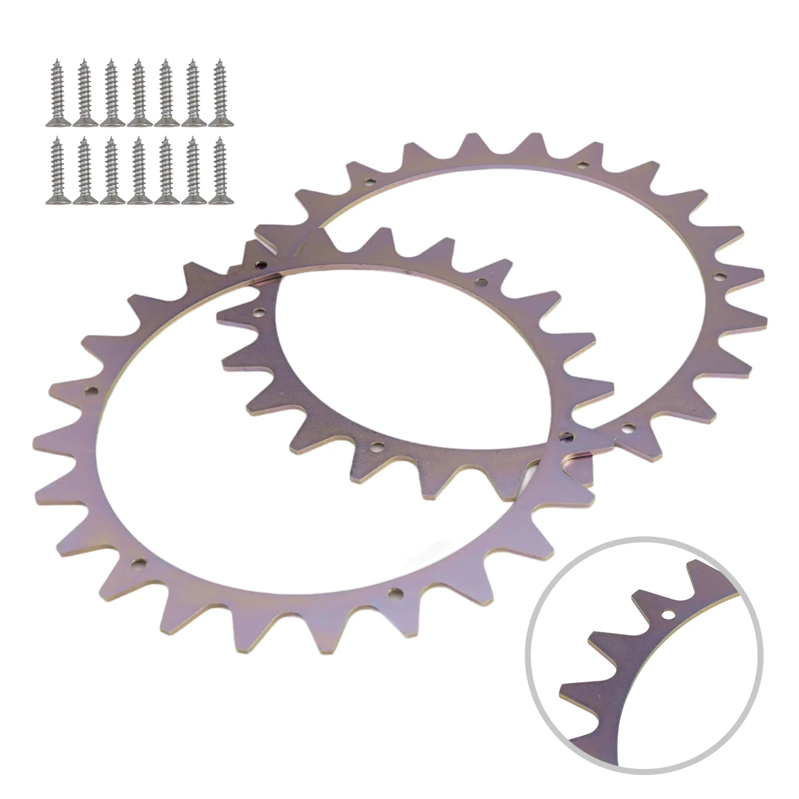 Stainless Steel Traction Spikes For LANDROID Robotic Lawn Mowers Providing Reliable Performance In Various Conditions