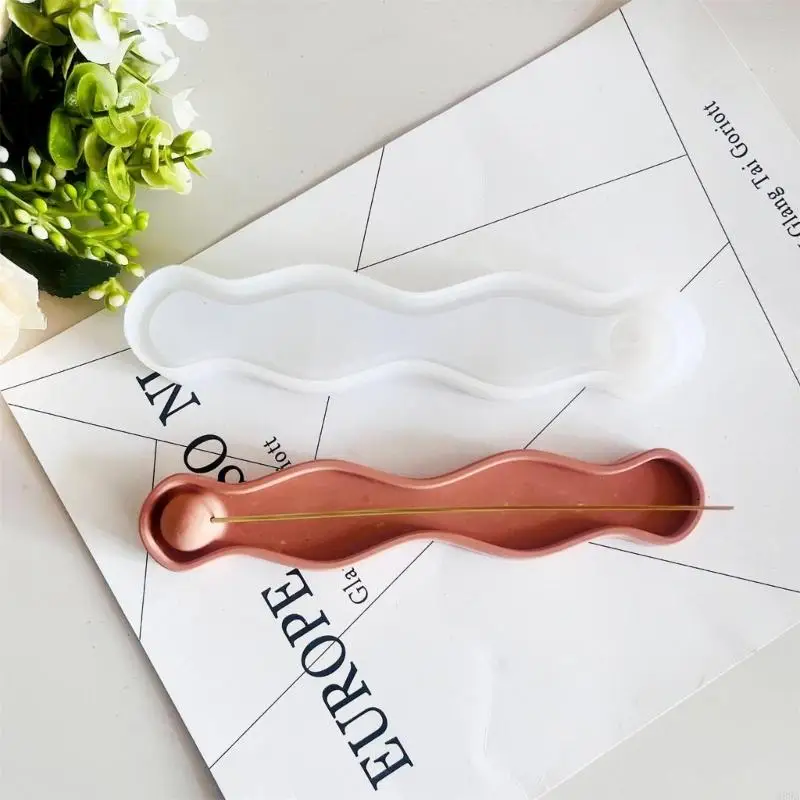 M89A INCENSE BASE BASE COMPUT SILICONE PLASTER COMAND WAVES BENTUK INCENSE DRIES HOLDER CEPAN COMPUT COMPAN COMPERS UNTUK HOME