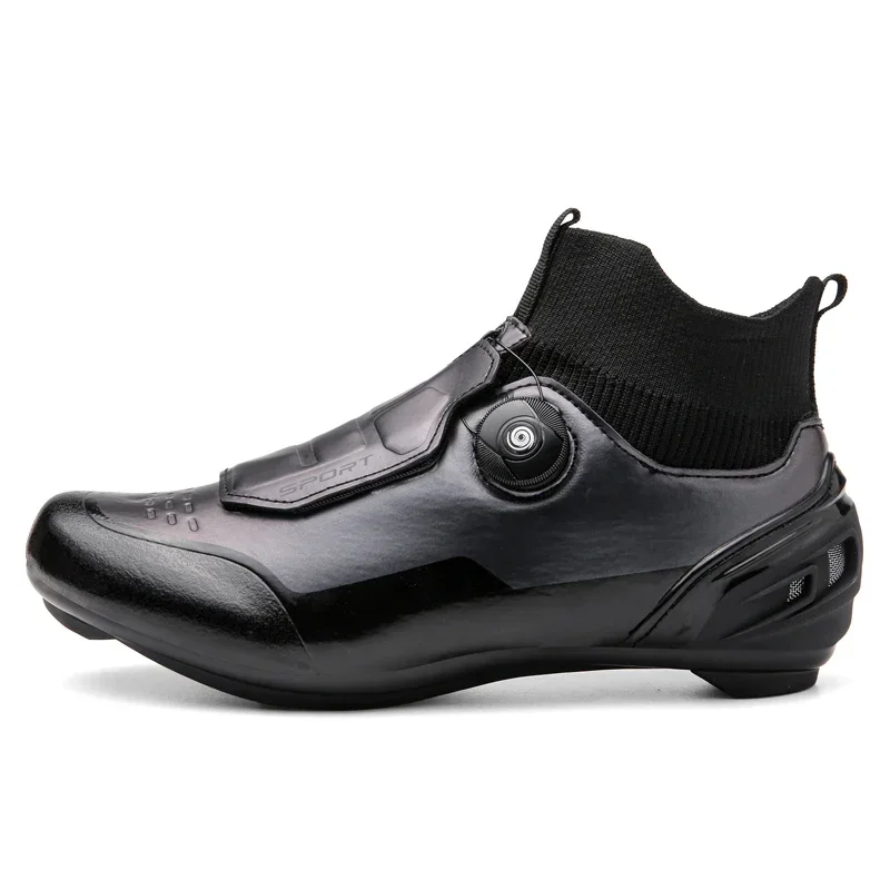 Bicycle Speed Sneakers for Men and Women, Flat Road Bike Boots, Cycling Shoes, Cleats Pedal, SPD Mountain Biking Shoes