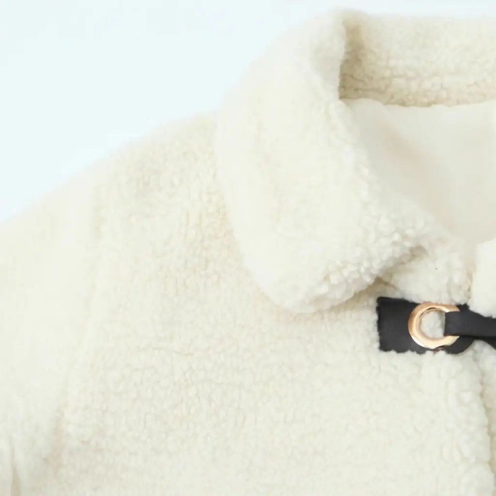 

European And American Fashion Single-Breasted Long-Sleeved Woolen Coat Jacket Women's Spring Autumn New L36167