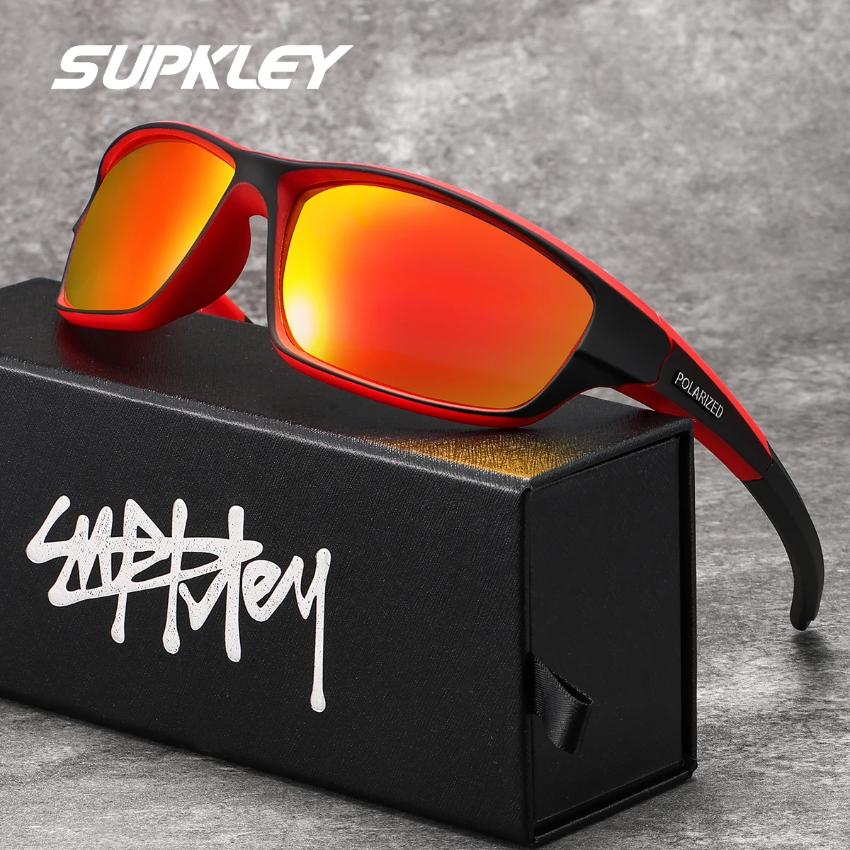 SUOKLEY Hübsche und modische Sonnenbrille im Reitstil mit UV- und Blendungsreduzierung sind unverzichtbar zum Wandern und Angeln – Detail 5