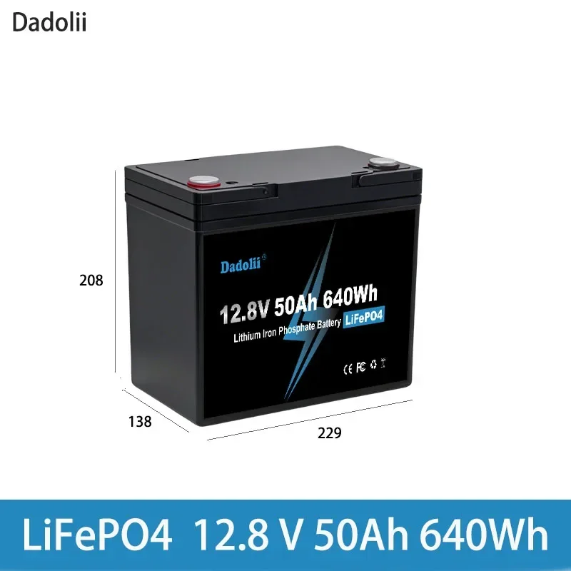 

Совершенно новый аккумулятор LifePO4 12 В, 50 Ач с улучшенной системой BMS, литиевой энергией для гольф-каров, автофургонов и внедорожников.