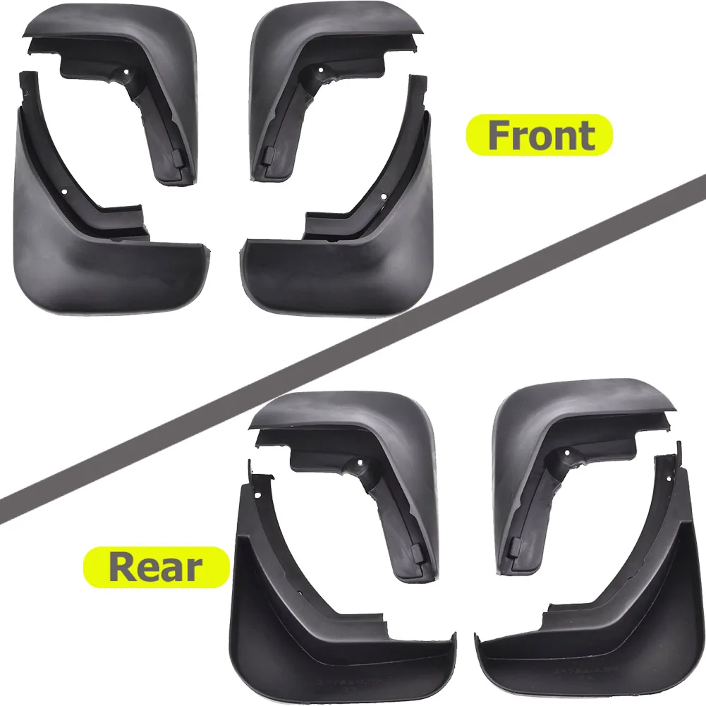 Accessories 4pcs/Set Fit For Audi A6 (C6) 2006 2007 2008 2009 2010 Sedan Mud Flap Flaps Splash Guard Mudguard