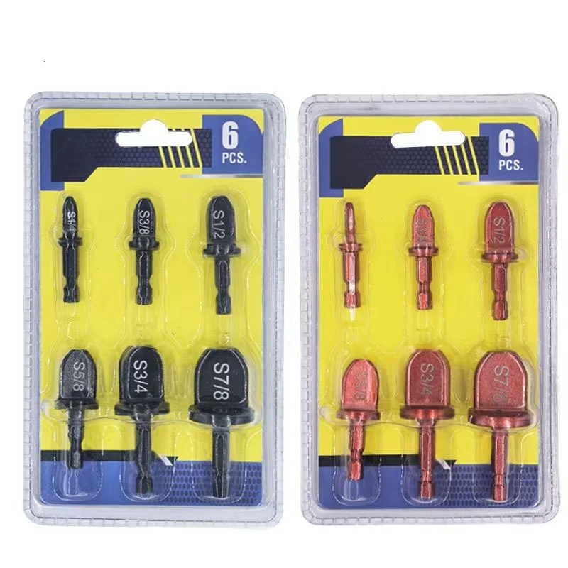 hit product5 in 1 Copper Tube Expander for Hex Handle Hand Drill Copper Tube Expanding Air Conditioner Pipe