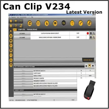 Nejnovější software Can Clip V234 z roku 2024 pro Renault, diagnostický software Can Clip OBD2 + Reprog V191 + software Dialogys V4.72 pro opravy automobilů 8 nejlepší prodej Renault Dialogys - №7