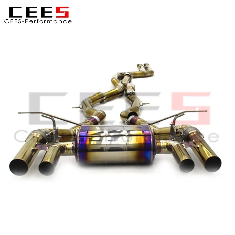 CEES Catback Exhaust System for BMW M3 M4 M2C F80 F82 M2 Competition 3.0T 2015-2019 Titanium Alloy Valvetronic Exhaust Mufflers