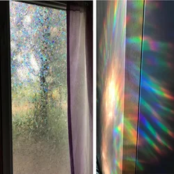 90*200 cm 3D Colorful Opaque Decorative Window Glass Film Stain Hear Insulation Window Cover Static Self Adhesive Glass Stickers