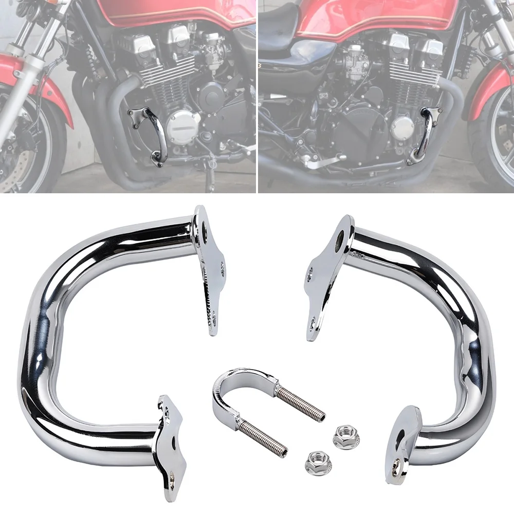 

Steel Motorcycle Engine Guard Crash Bars for Honda CB750 Nighthawk 750 RC42 1992-2000 2001 2002 2003 2004 2005 2006 2007 2008