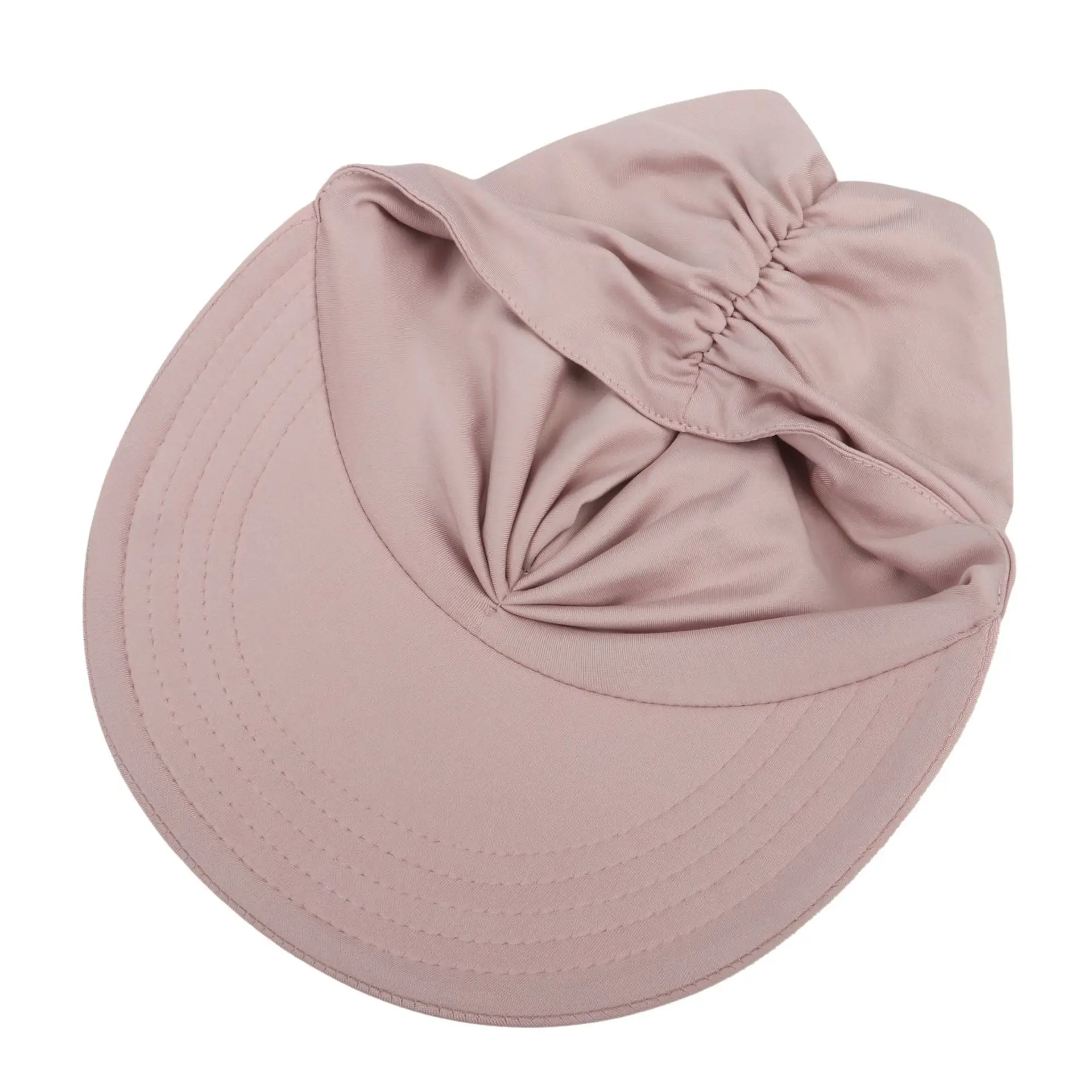 Women Beach Sun Hat Spring and Summer New Empty Top Sun Hat Ladies Outdoor Sports Sun-Protection Cap Outdoor Running Cap