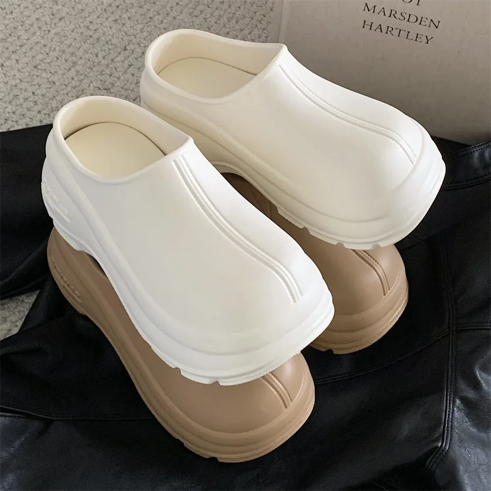 

Chunky Platform Clogs Shoes for Women Thick Bottom Non Slip Beach Sandals Woman Summer Fashion Wedges EVA Sandals Slippers