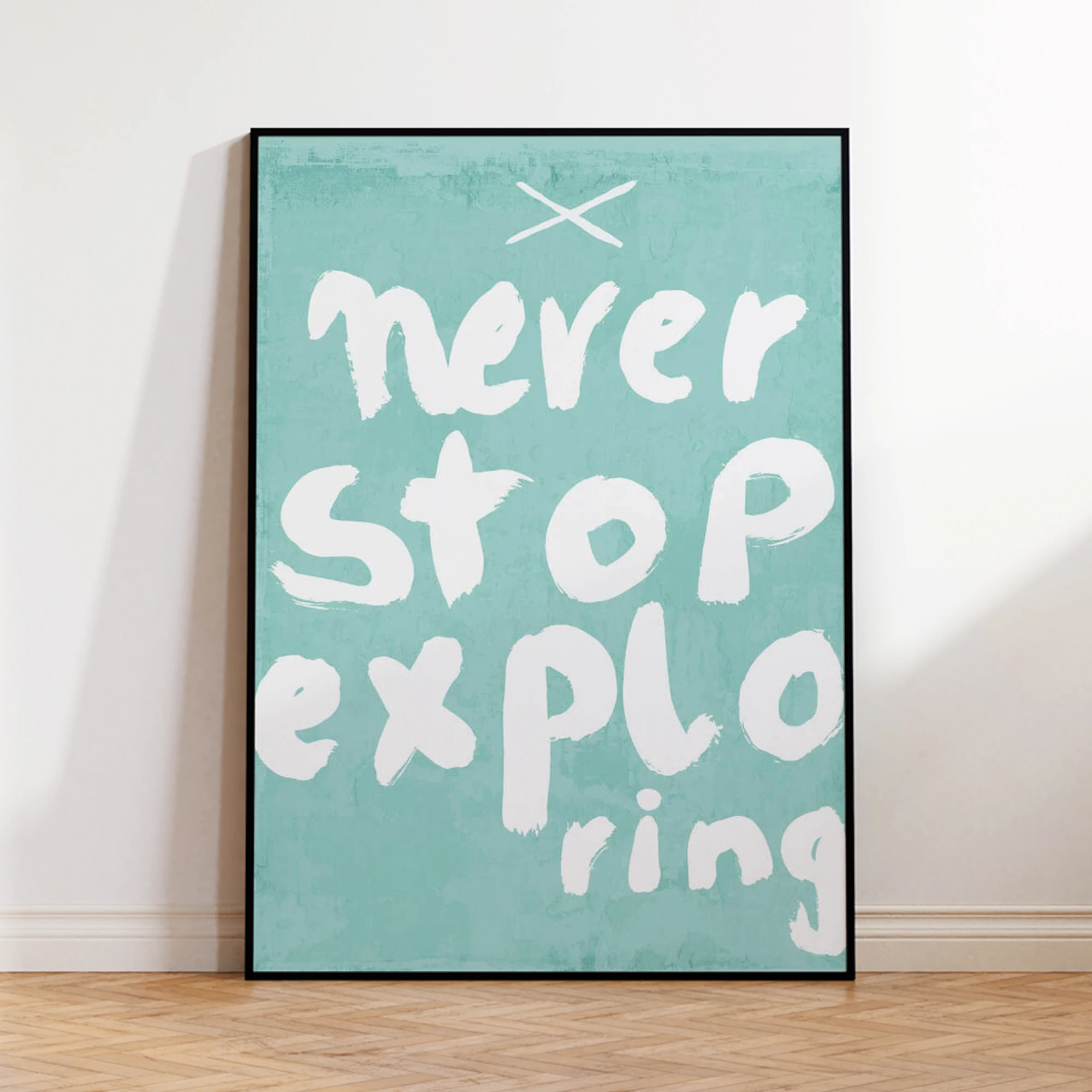 Minimalist Treechild - Never Stop Exploring Wall Art Print Canvas Painting Poster Picture For Living Room,Bedroom Home Decor