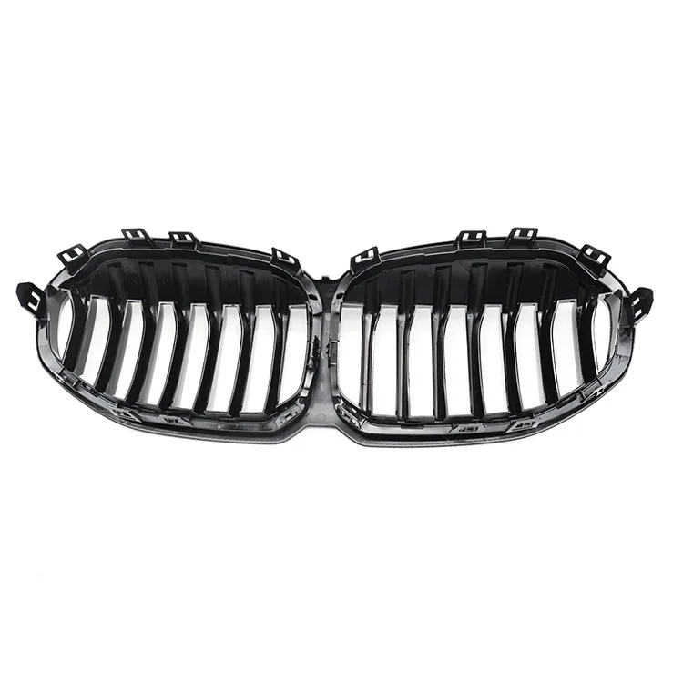 Car Body Parts Car Grille For BMW 1 Series F40 Hatchback Single Slat Carbon Look Modification Replacement