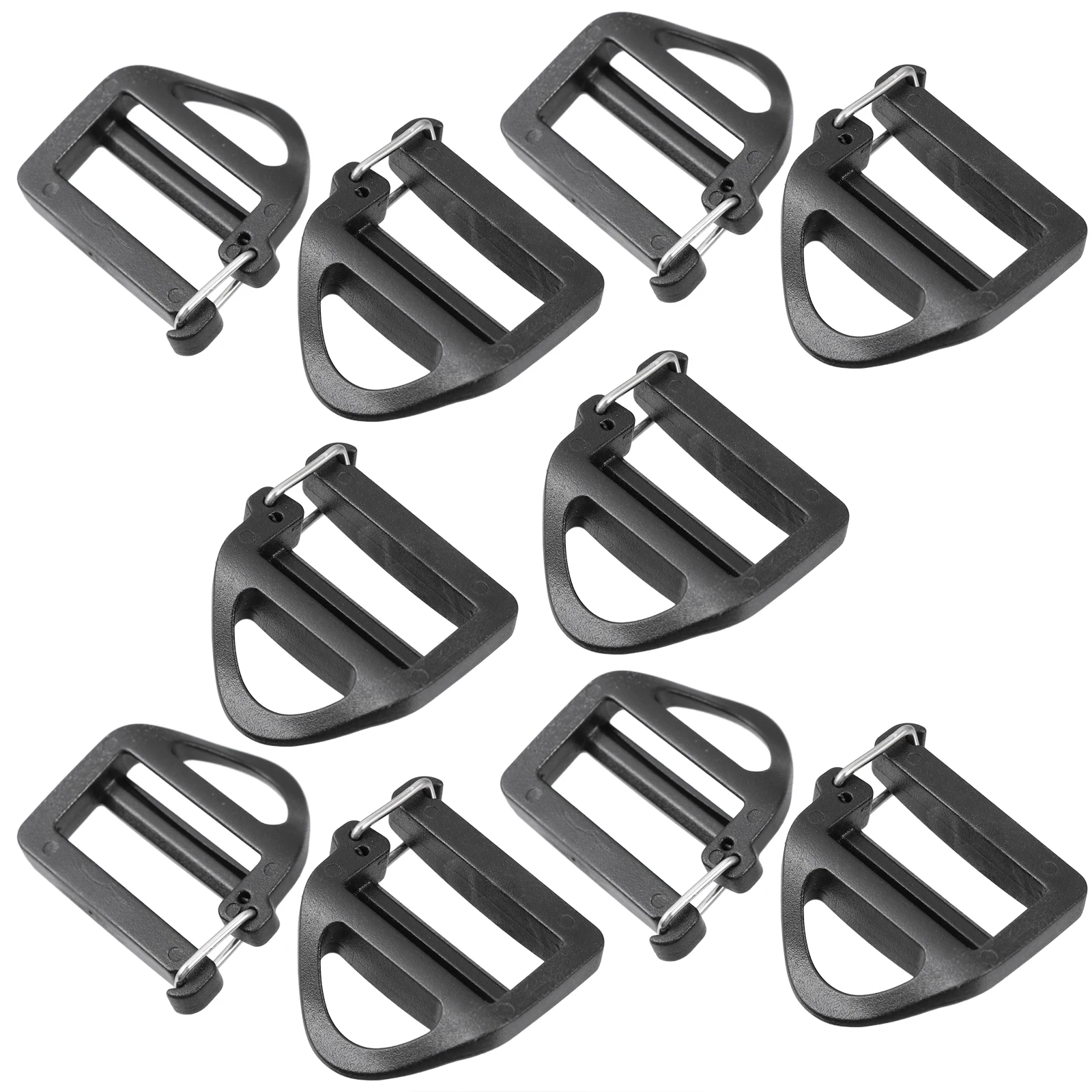

20pcs Buckles Webbing Strap Diy Bag Accessories Triangle Bag Strap Buckles Accessories Clothing Belts Durable Hardware