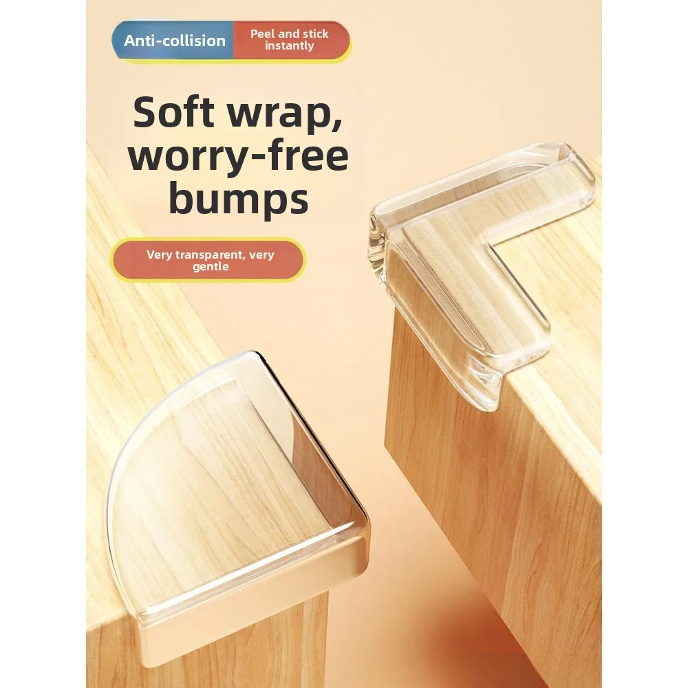 

Прозрачные силиконовые уголки для защиты от ударов, защита углов кроватей и шкафов, детские уголки-бамперы...