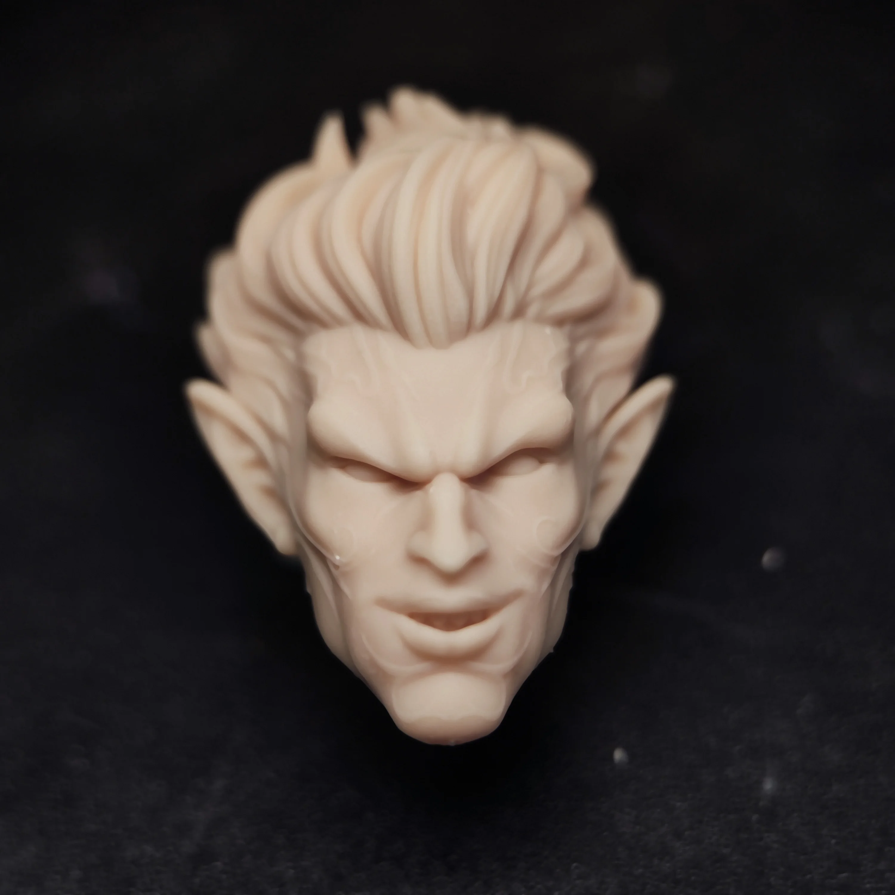 HL1904 DIY Customized 1/18 1/12 1/10 Scale Unpainted Head Sculpt for 3.75