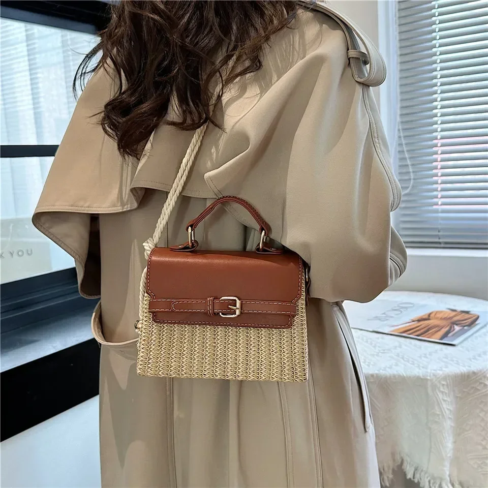 High Quality Straw Bags for Women Fashion Shoulder Bag Designer Crossbody Bag Cute Purses and Handbags Designer Luxury Beach Bag