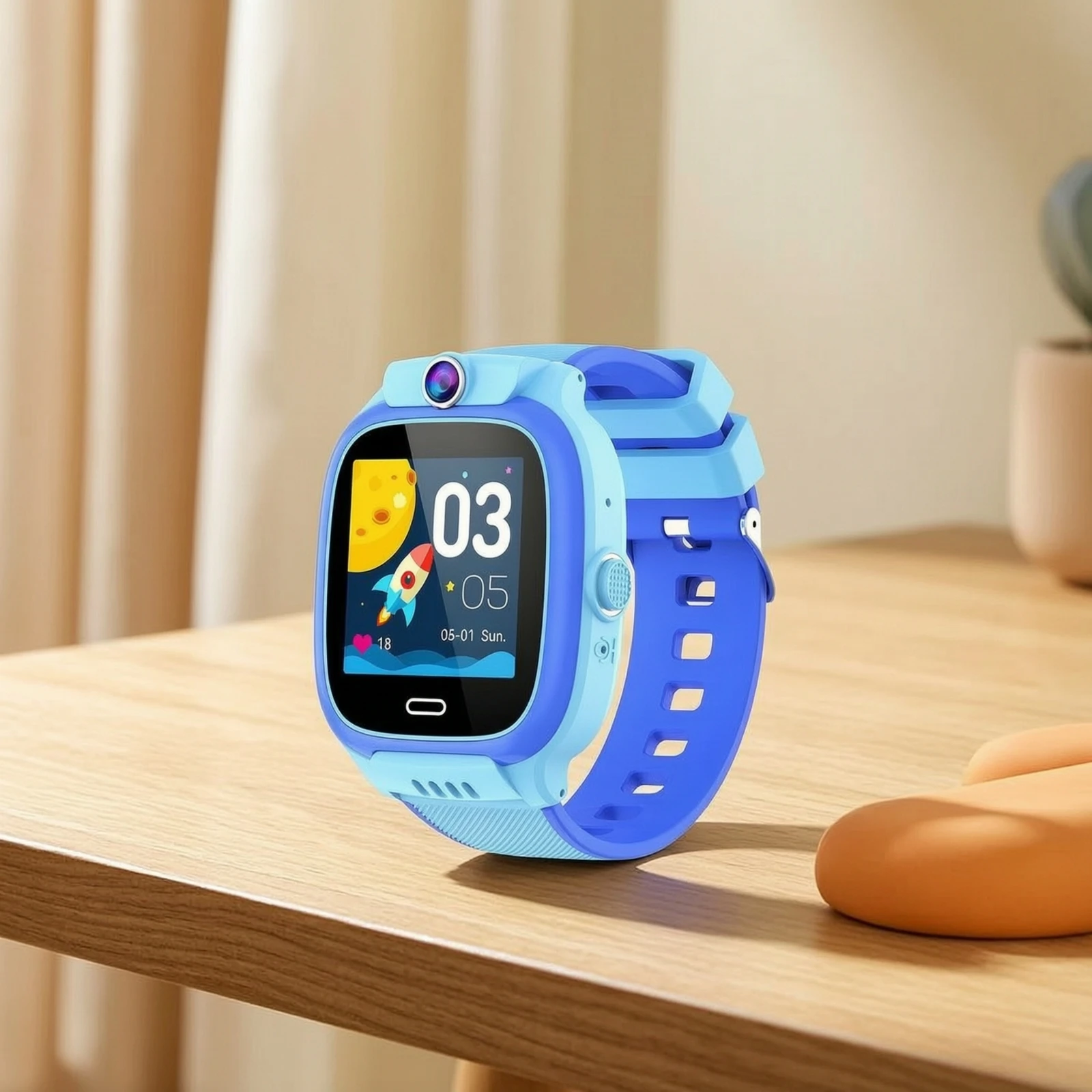 Smartwatch with Camera Multi-Function Touchscreen Smart Watch Smart Watch with Touch Screen Silicone Wearable Compact