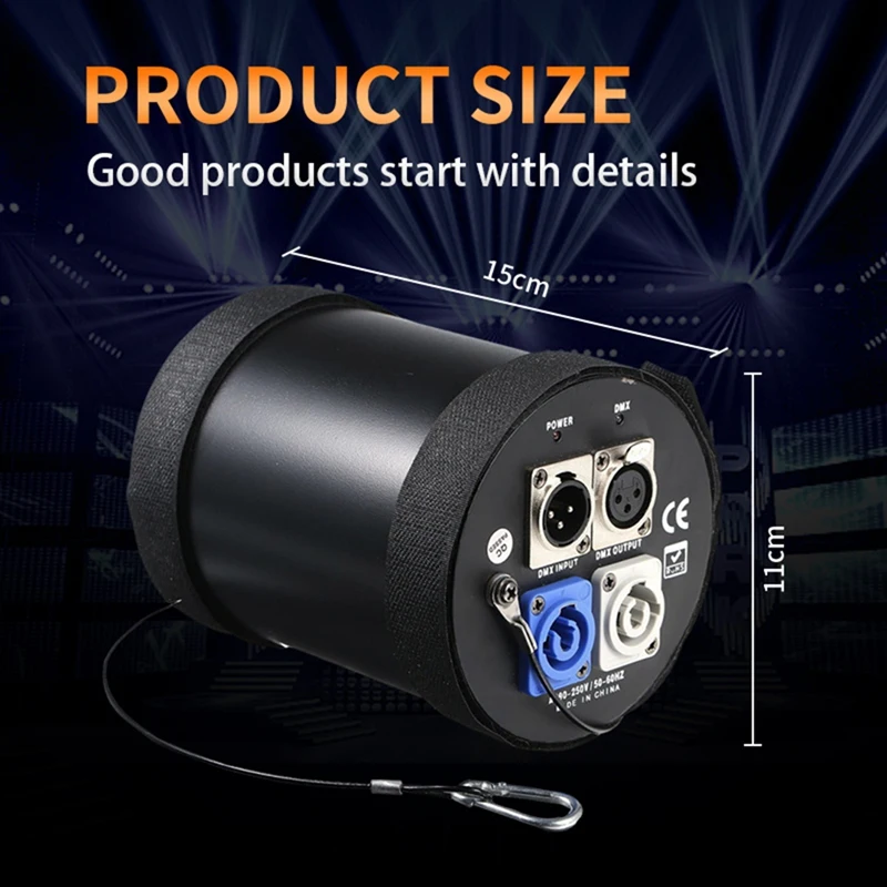 Splitter di uscita del segnale a 6 canali DMX512 Amplificatore di segnale standard a 3 pin Controllo dell'illuminazione della fase da discoteca DJ